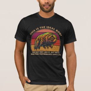 Grappige Tardigrade Ideale Lichaam T-shirt