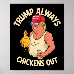Grappige Tarief Papa Meme T-shirt Taco Trump Altij Poster