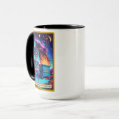 Grappige Tarot Kaart/De Emotional Dumpster Fire Mok (Voorkant links)