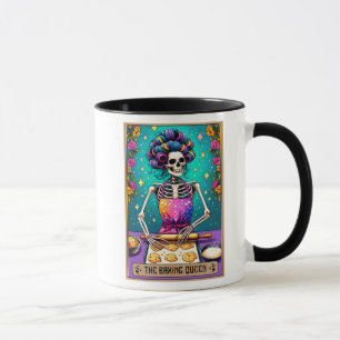 Grappige Tarot Kaart/Moederdag/De bakkoningin Mok