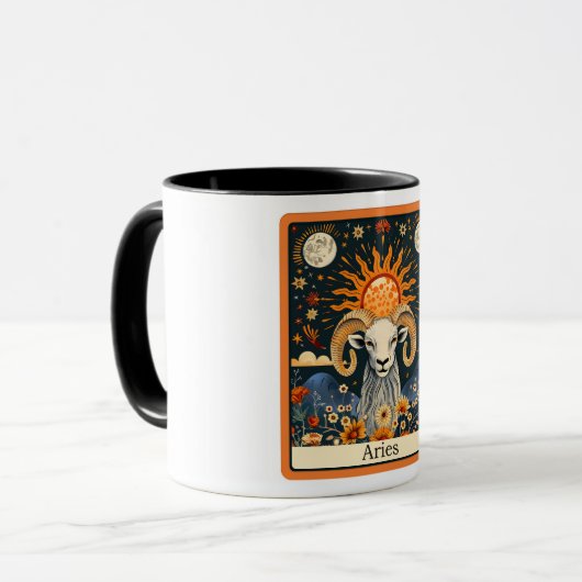 Grappige Tarot Kaart/Zodiac/Ram Mok (Voorkant links)