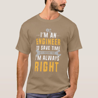 Grappige technische student Ik ben een ingenieur c T-shirt