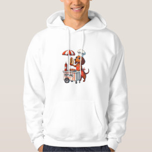 Grappige Teckel Hond Weenie Worst Hotdog Sandwich Hoodie
