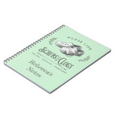 Grappige tekening van Scrubs & Clogs gepersonalise Notitieboek (Linkerzijde)