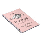 Grappige tekening van Scrubs & Clogs gepersonalise Notitieboek (Rechterzijde)