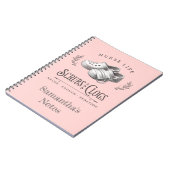 Grappige tekening van Scrubs & Clogs gepersonalise Notitieboek (Linkerzijde)