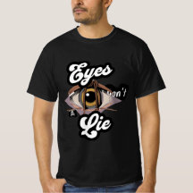 Grappige tekst mannen Tshirt Design van Eyes Don't