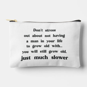 Grappige tekst over vrouwen en mannen. etui