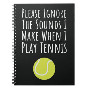 Grappige tennis cadeaus voor haar meisje vrouwen s notitieboek