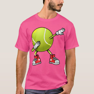 Grappige Tennis Dab Ball Speler Racket Sport Fan D T-shirt