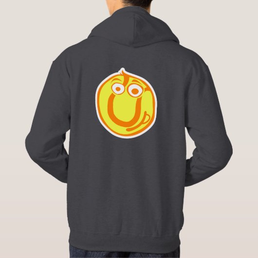 Grappige tennisbal hoody (Achterkant)