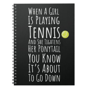 Grappige Tenniscadeaus Voor Tiener Meisjes Tiener Notitieboek
