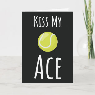 Grappige Tennisspeler Kaart