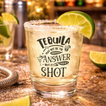 Grappige tequila is misschien niet het antwoord