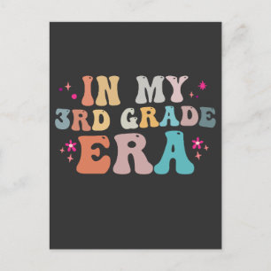 Grappige terug naar school In mijn 3e klas tijdper Briefkaart