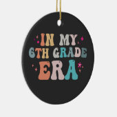Grappige terug naar school In mijn 6e klas tijdper Keramisch Ornament (Rechts)