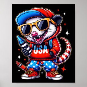 Grappige terug naar school-krijtjes-leraar Hip Hop Poster