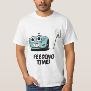 Grappige Tesla Opladen - Voedingstijd T-shirt