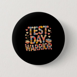 Grappige test dag krijger bruh wetenschap wiskunde ronde button 5,7 cm