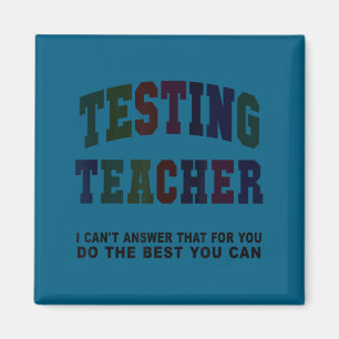 Grappige test leraar test dag bruh wiskunde ela sq magneet