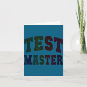 Grappige testmaster testdag lerarenmodus aan elaF Kaart