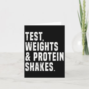 Grappige Testosteron Test Steroid Humor Bodybuildi Kaart