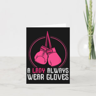 Grappige Thaise Boksen Vrouwen Gift Muay Thai Kaart