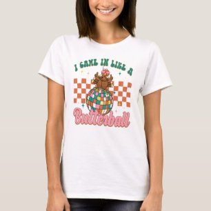 Grappige Thanksgiving Butterball Turkije T-shirt