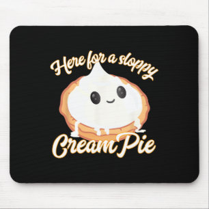 Grappige Thanksgiving Cream Pie hier voor de slord Muismat