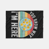 Grappige Thanksgiving Deviled Eggs Je weet waarom Fleece Deken (Voorkant (Horizontaal))