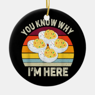 Grappige Thanksgiving Devilled Eieren Je Weet Waar Keramisch Ornament