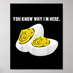 Grappige Thanksgiving-diner Je weet waarom ik hier Poster