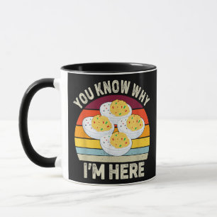 Grappige Thanksgiving Duivelse Eitjes Je weet waar Mok