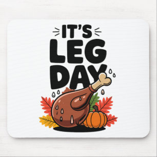 Grappige Thanksgiving Feestelijke Kalfslende Dag K Muismat