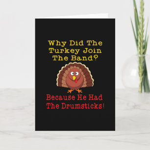 Grappige Thanksgiving grap kalkoen Drumsticks Nd D Kaart