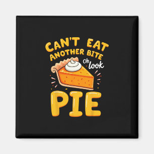 Grappige Thanksgiving grap Pompoentaart Ik kan nie Magneet