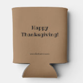 Grappige Thanksgiving Humor Bierkoeler Gift (Achterkant)