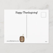 Grappige Thanksgiving Humor Briefkaarten (Achterkant)