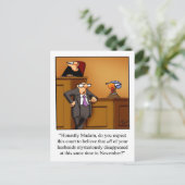 Grappige Thanksgiving Humor Briefkaarten (Staand voorkant)