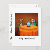 Grappige Thanksgiving Humor Briefkaarten (Voorkant / Achterkant)