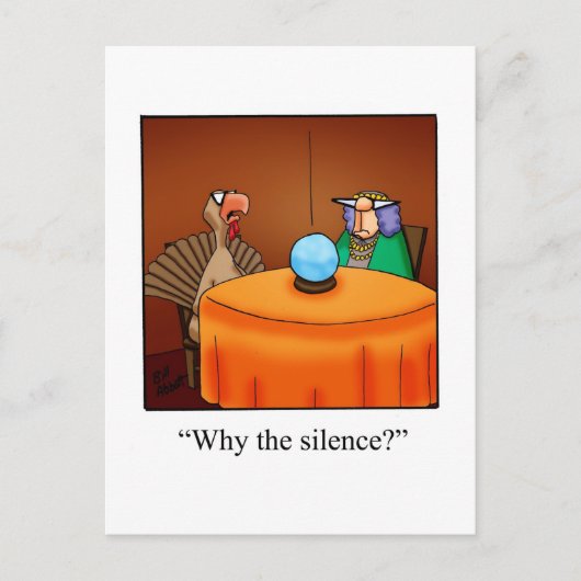 Grappige Thanksgiving Humor Briefkaarten (Voorkant)