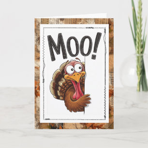 Grappige Thanksgiving humor kalkoen  Kaart