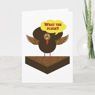 Grappige Thanksgiving kaarten - pratende kalkoenen
