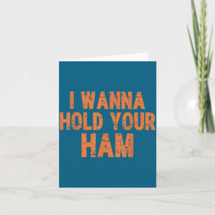 Grappige Thanksgiving-quote ik zal je ham mannen v Kaart