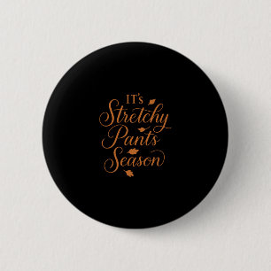 Grappige Thanksgiving Rekbare Broek Seizoen Kalkoe Ronde Button 5,7 Cm