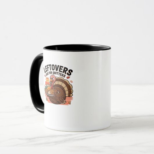 Grappige Thanksgiving - restjes zijn voor stoppers Mok (Voorkant links)