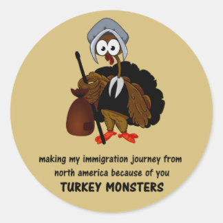 grappige Thanksgiving sticker