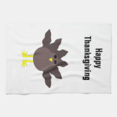 Grappige Thanksgiving Turkije  keuken Tow Theedoek (Horizontaal)