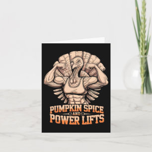 Grappige Thanksgiving Turkije Powerlifting Gym Wor Kaart