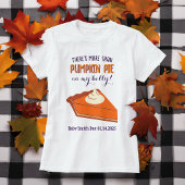 Grappige Thanksgiving zwangerschapsaankondiging T-shirt